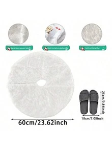 1pc Soft Faux Wool Long Plush Pure White Christmas Tree Skirt, Soft Texture Holiday Decor Christmas Tree Skirt, Festive Atmosphere Tree Skirt, Suitable For Scene Decor, Room Decor, Home Decor, Holiday Party Decor, Christmas Decoration Christmas Decorations Winter Christmas Decorations Home Christmas Gifts Christmas Decor - White - View 13