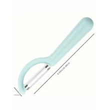 1 paquete de pelador de verduras de acero inoxidable con agarre cómodo antideslizante, herramienta multifunción para pelar patatas, zanahorias, pepinos, con removedor de imperfecciones incorporado para resultados perfectos, ideal para preparación de comidas, cocinas domésticas y uso culinario profesional - Multicolor - Ver 4