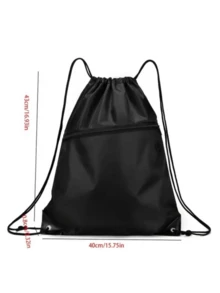 Gym Rucksack Red Backpack Fitness Bag Mini Bag Unisex Christmas Gift Holiday Beach Summer Lightweight Basketball Football Storage Bag School Bag - Multicolor - View 4