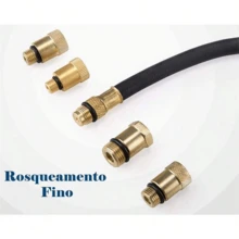 Medidor De Compressão De Motor P/ Teste De Cilindros A Gás - Vermelho - Visão 6