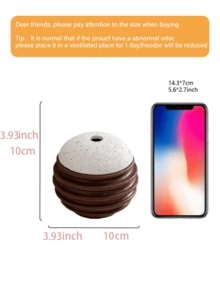 1个球形树脂香炉，有黑色/巧克力色/咖啡色可选，阿拉伯风格，适用于家居、卧室、客厅、办公室、酒店、节日装饰。 - 彩色 - 查看 11