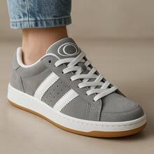 Women's And Men's Casual Sneakers Premium Lightweight And Soft Walking Shoes From 34 To 43 - Xám - Xem 1