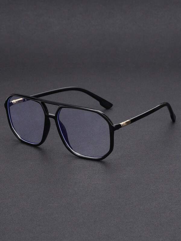 1 par de masculinos de armação quadrada, armação TR, adequados para escritório, decoração, traje da moda, uso diário