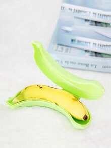 Caixa de armazenamento de banana de 1 peça, caixa de banana, caixa de proteção de banana, caixa de armazenamento de frutas para almoço ao ar livre para viagem, utensílios de cozinha, acessórios de cozinha, utensílios de cozinha, utensílios de cozinha, presente de Ação de Graças, presente de Natal, presente de Halloween, presente de Dia dos Namorados, presente de Ano Novo.