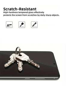 4pcs/Set Phone Tempered Glass Screen Protector, Easy Installation, No Borders, No Bubbles, 9H Hardness Tempered Treatment, Suitable For S20/S21/S22/S23 And More Models