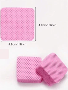 1000-Pack Gel Nail Polish Remover Cleaning Pads, Lint-Free Nail Polish Remover Wipes, Cleaning Cotton Towels, Manicure Cleaning Cloths, Bottle Cleaning Towels - Black - View 4