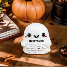 1pc Handmade Crochet Desktop Decor, Bag Charm, Keychain - Funny Sci-Fi Cartoon Cute Design, Great Gift For Best Friends, Birthday, Sisters, Moms, Grandmas, Kids, Christmas Stocking Stuffers, Coworkers, Family, Positive Emotion, Creative Party Favor, Room Decor, Plush Doll - Multicolor - View 16