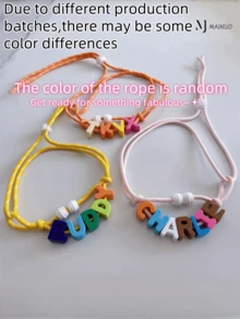 1 Stück personalisierte Acryl Haustier-Namenskette, Bonbonfarben Haustier-Halsband, DIY Haustier-Zubehör, Herbst/Winter