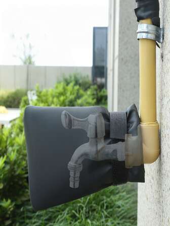 Outdoor Faucet Thermal Cover, Winter Faucet Antifreeze Protection Cover, Reflective Strip Insulation, Anti Icing Faucet Cover