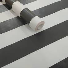5M/9M Black And White Striped Wallpaper, Home Decor Peel And Stick Wallpaper For Cabinet, Table, Chair, Room Background Wall Paper Wall Stickers Wall Decor Room Decor Wallpaper Stickers Wall Bedroom Decor Kitchen Decor