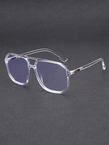 1 par de masculinos de armação quadrada, armação TR, adequados para escritório, decoração, traje da moda, uso diário