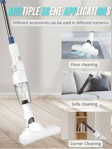 Handheld Cordless Vacuum Cleaner, 30 Minutes Running Time, Vacuum Cleaner, Suitable For Home, Rechargeable Cordless Vacuum Cleaner, Suitable For Hardwood Floors, Carpets, Pet Hair