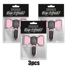 黑粉色 S/ EN- //BABEMON，Kpop 偶像灯空气清新剂，Kpop 支持，Kpop 风格汽车空气清新剂，汽车空气清新吊坠 - 后视镜风格，香薰汽车吊坠，镜子吊饰，汽车悬挂装饰，家居和办公室装饰，送给朋友和粉丝的创意礼物