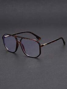 1 par de masculinos de armação quadrada, armação TR, adequados para escritório, decoração, traje da moda, uso diário