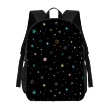 Mochila Estojo Lancheira Escolar Infantil Volta Ás Aulas Estrelinhas Coloridas Meninas - Mochila 3052 - Visão 5