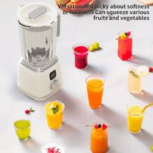 Multi Functional USB Rechargeable Juicer With Digital Display - Perfect For Smoothies, Milkshakes, And Fresh Fruit Drinks - Easy To Clean, Perfect For Home, Office, And Travel - Portable Blender, Smoothie Juicer