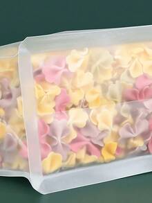 5/10/20pcs Reusable Silicone Leakproof Food Storage Bag For Nut, Grain, Vegetable, Fruit And Snack, Kitchen Organizer, Food Bag, Storage Containers For Travel Vacuum Bag Sealing Bag Refrigerator Special Preservation Bag, Resealable Clear Party Favor Treat Bags For Travel And Home Kitchen SuppliesPackaging BagStorage PouchClear BagReusable - Multicolor - View 3