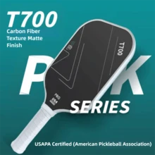 T700 Pickleball Paddle Carbon Fiber 16MM Pickleball Rackets Frosted Surface Ergonomic Grip Anti-Slip Sports Bat Game Supplies