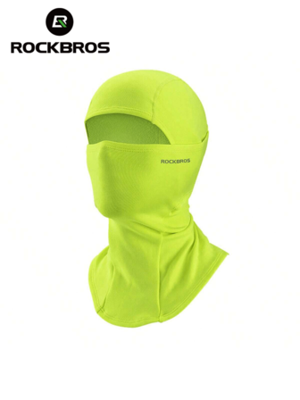 ROCKBROS 1 st. vinter vindtät varm skidmask för kvinnor och män cykling halsmask vindtät köldtålig och andningsbar för utomhusskidåkning och cykling