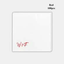 20-500pcs Custom Cocktail Napkins, 9 Designs Of Personalized Monogram Napkins For Birthday, Bachelorette, Bridal Shower, Baptism, Sip & See, Anniversary And Wedding, Suitable For Couple, Lovers, Romantic Decor, Disposable Beverage/Dessert Napkins For Wedding Table Decorations, Christmas Decor - Multicolor - View 24