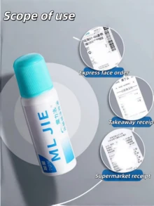 3 szt. korektora w płynie, korektor w płynie do ochrony prywatności, gumka do informacji z papieru termicznego, gumka do informacji z listu przewozowego, korektor do paragonu z supermarketu, gumka do zamówień na wynos, artykuły do ochrony prywatności, akcesoria meblowe, produkty do ochrony prywatności, szybka aplikacja, ochrona prywatności - PS: Podczas używania wystarczy zrobić kilka małych dziurek w folii uszczelniającej. Zerwanie całej folii uszczelniającej może spowodować duży, nieskuteczny wyciek. Prosimy o zachowanie ostrożności przez kupujących.