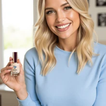 Tinovo Uno 12毫升指甲强化剂，天然干粉配方，无需美甲灯，增强光泽，日常指甲护理，令指甲更强韧更健康。