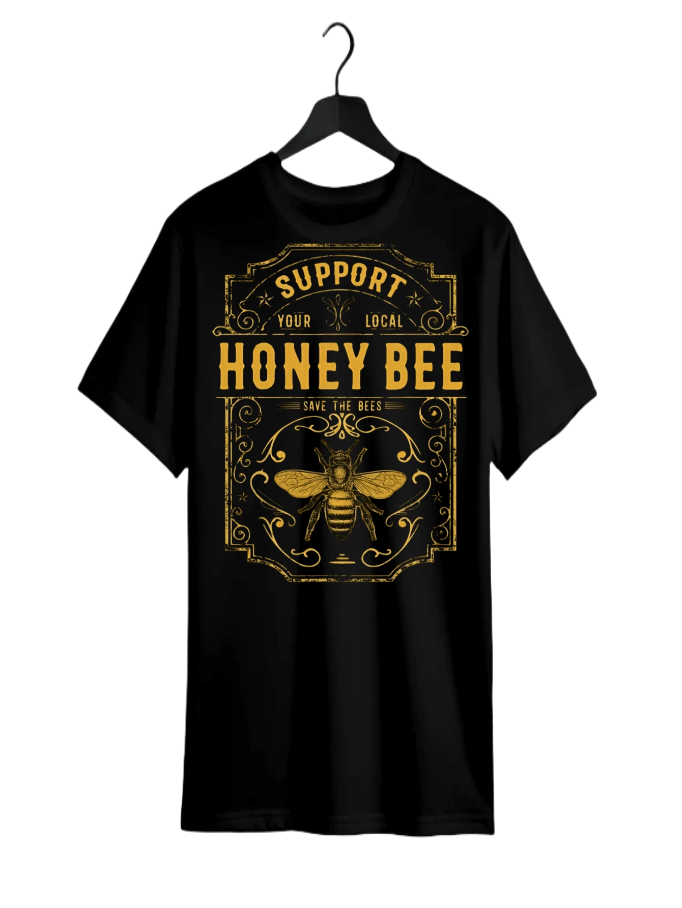 T-Shirts Pour Hommes - Black - View 1