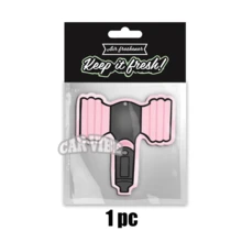 黑粉色 S/ EN- //BABEMON，Kpop 偶像灯空气清新剂，Kpop 支持，Kpop 风格汽车空气清新剂，汽车空气清新吊坠 - 后视镜风格，香薰汽车吊坠，镜子吊饰，汽车悬挂装饰，家居和办公室装饰，送给朋友和粉丝的创意礼物