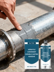 2pcs High Value Casting Adhesive, Home & Industrial Metal Pipe, Ceramic Tile Repair AB Glue, Waterproof Bonding Adhesive, Metal Casting Repair Glue, Heat Resistant, Anti-Corrosion, Multi-Metal Cold Welding Repair Adhesive, Durable & Strong Bonding, Versatile Application, Easy To Use, Fast Curing, High Strength, Waterproof & Oil Resistant, Suitable For: Pipe Repair, Metal Casting, Water/Oil Tanks, Mechanical Parts