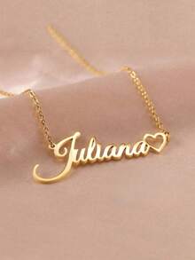 قلادة اسم الحب المجوفة المصنوعة من الفولاذ المقاوم للصدأ قطعة واحدة، هدية أنيقة مخصصة، عودة إلى المدرسة، شتاء، عيد الحب، عيد الأم، متعددة الوظائف، زخرفية، حرف، منقوش، موضة، ملونة، كاجوال، جميلة، كاواييي، فريدة، هدية مثالية للرجال، هدية مثالية للنساء، العائلة، الأصدقاء - متعدد الألوان 3 - مشاهدة 11