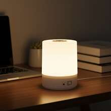 Cozy Mini Night Light, Bedside Lamp For Bedrooms, Soft Glowing Illumination, Energy Efficient LED Night Light, Innovative Desk Accent Lamp, Warming Atmosphere Lamp, Comforting Bedside Lamp, Bedroom Decorative Lamp. - WX-11-1PCS - 查看 3