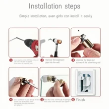 Signalétique acrylique 3D personnalisée pour portes/murs avec supports de montage, idéale pour les salons modernes, les spas, les cliniques et les espaces commerciaux.