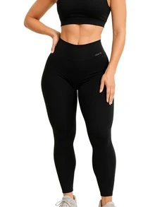 Kit 2 Blackout High Waist Leggings - 1 Đen + 1 Xám - Xem 2