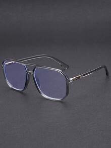 1 par de masculinos de armação quadrada, armação TR, adequados para escritório, decoração, traje da moda, uso diário