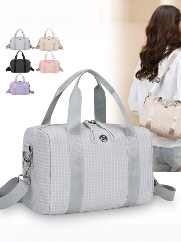 2025 Nuova Borsa a Spalla Casual Multicolore per l'Autunno, Borsa a Tracolla Minimalista Versatile Multicomparto, Borsa Marsupio Casual Leggera ad Alta Capacità, Borsa Organizer ad Alta Capacità, Tracolla Regolabile per Shopping Quotidiano, Scuola, Pendolarismo, Multiuso