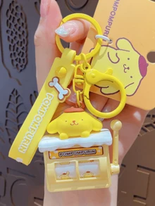 Móc khóa Sanrio Pompompurin, Phiên bản màu vàng, Chó Pudding cổ điển, Đồ sưu tầm dễ thương, Trang trí túi và chìa khóa, Điểm nhấn phòng, Quà tặng cho người hâm mộ Anime, Phụ kiện thời trang, Dây chuyền hợp kim, Móc khóa Kawaii, Kẹp ba lô, Sẵn sàng làm quà tặng, Thiết kế giới hạn, Bạn đồng hành trên bàn làm việc, Thẩm mỹ màu vàng, Sản phẩm Sanrio, Người yêu Pudding, Sưu tập tất cả, Quà tặng ngọt ngào - Pudding Dog-Vàng - Xem 5
