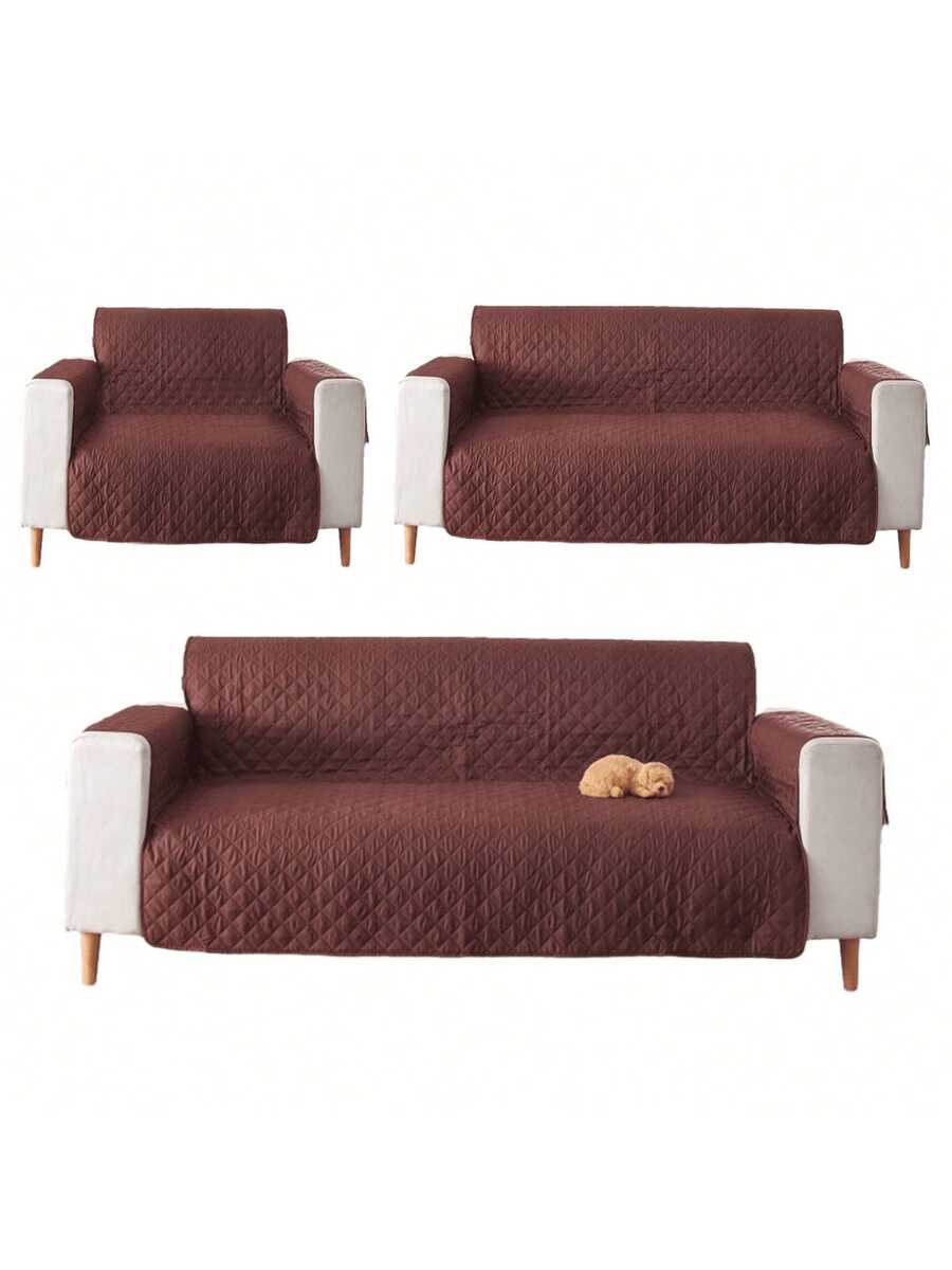 Sofa Slipcovers - Coffee Brown - View 1
