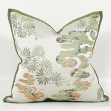 1pc Striped Decorative Throw Pillow Cover, Soft Bohemian Style Cushion Cover For Sofa, Living Room, Suitable For All Seasons, Also Can Be Used As A Gift - Blue - View 2