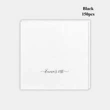 20-500pcs Custom Cocktail Napkins, 9 Designs Of Personalized Monogram Napkins For Birthday, Bachelorette, Bridal Shower, Baptism, Sip & See, Anniversary And Wedding, Suitable For Couple, Lovers, Romantic Decor, Disposable Beverage/Dessert Napkins For Wedding Table Decorations, Christmas Decor - Multicolor - View 25