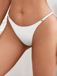 Kit 12 Women's Panties Laser Cut With Adjustment Seamless Clean - 彩色 - 查看 7
