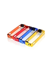 1 pièce Accessoire de moto Cadre de plaque d'immatriculation amovible, support de plaque d'immatriculation en alliage d'aluminium épaissi, support de plaque d'immatriculation de cyclomoteur