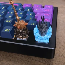 Keycap Warcraft WOW Overlord Sulfuron Slammer Orange Boomstick Nhân vật game Mũ bảo hiểm Búa Trang trí bàn làm việc Mô hình tượng Đồ chơi Anime Quà tặng nhỏ Bộ sưu tập Quà tặng Halloween Giáng sinh - Nhiều màu - Xem 4