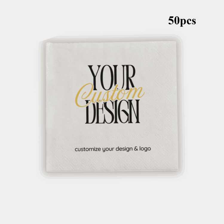 50-500 pezzi Tovaglioli personalizzati, tovaglioli di carta personalizzati con la tua immagine e logo, tovaglioli bianchi monouso a 3 veli, ideali per matrimoni, addii al nubilato, fidanzamenti, attività commerciali, bar, ristoranti, sicuri da usare e toccare, perfetti per decorazioni per feste e matrimoni, tovaglioli per feste personalizzati, tovaglioli con logo personalizzati, decorazioni natalizie - Bianco - Visualizzare 9