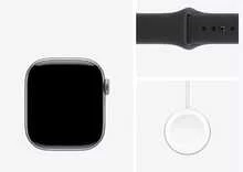 Brand New WATCH Series11 42mm GPS Full Of Skills, Always Take Good Care Of Your Health.The Newest Apple Watch - Space Gray Case + Black Strap - View 4