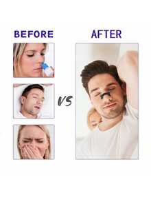 50pcs/Pack Multi-Functional Dilator Strips, Assist Snoring Relief, Daily Use & Night Sleep Breathing Patch, Improve Sleep Quality, Physical Assisted Ventilation, Designed For Breathing, Comfortable Support, Gentle & Non-Irritating, Suitable For Home Use, Portable Packaging. - 黑色和膚色 - 查看 5