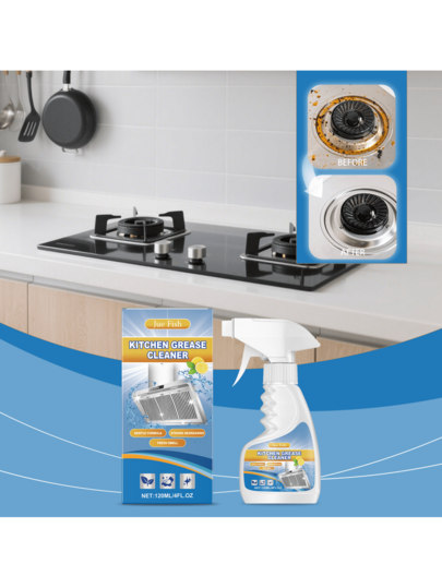 Heavy Duty Kitchen Cleaner, Effective For Removing Stubborn Grease And Grime On Stovetops, Oven Hoods, Cookware And More. Helps Quickly Clean Tough Oil Stains And Dirt, Making Your Cleaning Tasks Easier. Suitable For Kitchen, Oven Hoods, Induction Cooktops, Tiles, Toilets, Sinks And More.