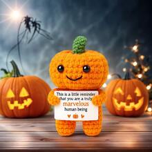 1pc Handmade Crochet Desktop Decor, Bag Charm, Keychain - Funny Sci-Fi Cartoon Cute Design, Great Gift For Best Friends, Birthday, Sisters, Moms, Grandmas, Kids, Christmas Stocking Stuffers, Coworkers, Family, Positive Emotion, Creative Party Favor, Room Decor, Plush Doll - Multicolor - View 10