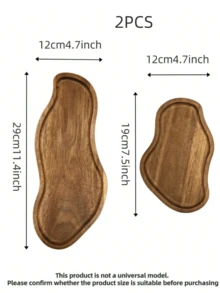 1/2 pièces de plateau en bois, plateau en bois, planche à fromage, plateau en forme de nuage, plateau pour arachides, plateau en bois créatif, plateau de vaisselle, plateau en bois multifonctionnel et multi-scénario, convenant pour la cuisine, l'extérieur, le salon, la salle à manger, Noël, Halloween, Thanksgiving, la Saint-Valentin, en forme d'étoile/lune/lanterne