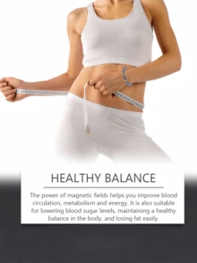 1pc/2pcs/Bracelet, (Unisex) Enhances Immunity, Relieves Pain From Arthritis And Carpal Tunnel Syndrome, Magnetic Therapy Slimming Anklet, Promotes Blood Circulation