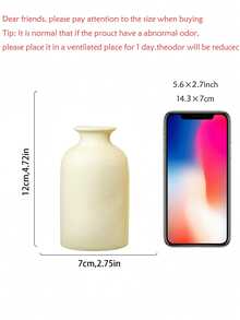 1 pièce/3 pièces Vase simple décoration de bureau, décoration de maison moderne bohème de style fermier. Vases de décoration avec herbe de la pampa et fleurs séchées. Décorations créatives pour étagères à livres, tables, étagères. Petits vases bohèmes avec fleurs de la pampa pour table à manger, salon, bureau, entrée, chambre à coucher